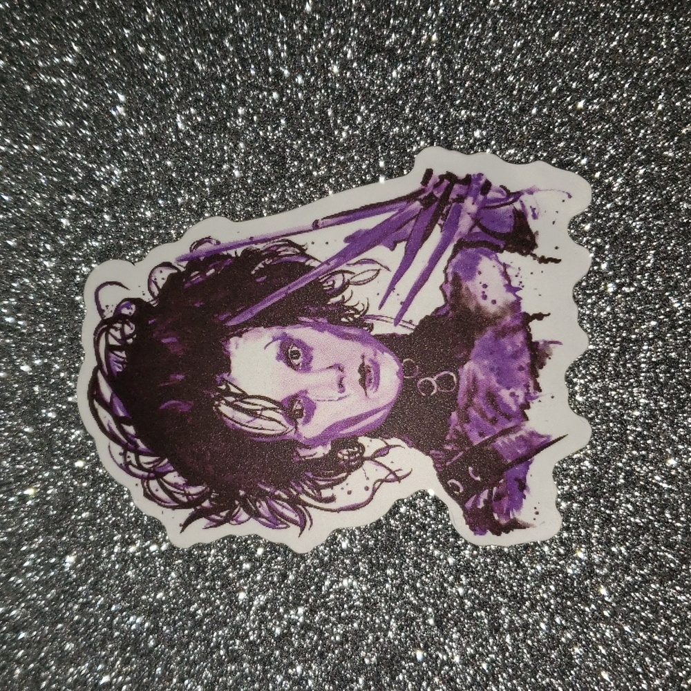 EDWARD SCISSORHANDS waterproof sticker